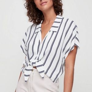Wilfred Free Tie-Front Blouse - Small